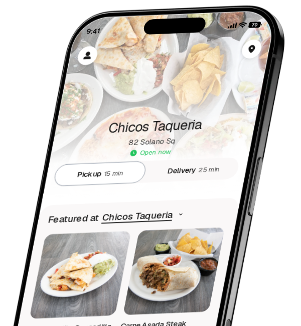 Chicos Taqueria app preview