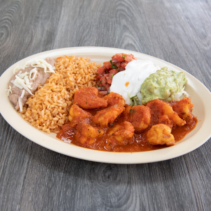 Camarones a la Diablo Plate.